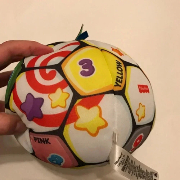 Fisher-Price Laugh & Learn Singin' Soccer Ball 8" Baby Plush Toy 2013 Working - Picture 3 of 11